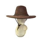 Dark brown Indiana hat