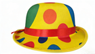 Polka dot clown hat