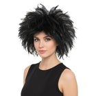 Black spiked wig