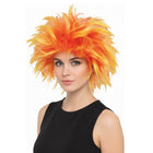 Orange spiked wig