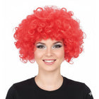 Red Afro wig