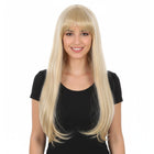 Extra-long blonde wig