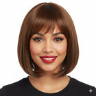 Brown bob wig