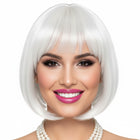 White bob wig