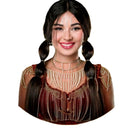Ornate Native American wig