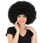 Huge black afro wig