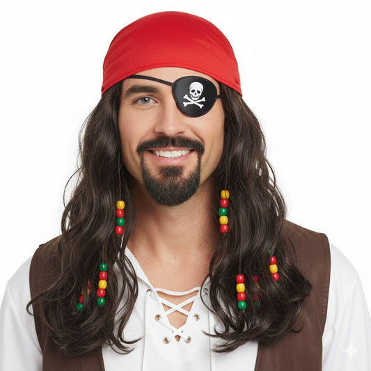 פאה פיראט עם בנדנה