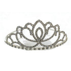 Fancy metal princess crown silver