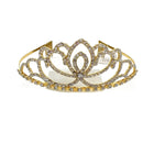 Elegant Gold Metal Princess Crown
