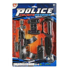 Police rifle and accessories set in blister pack