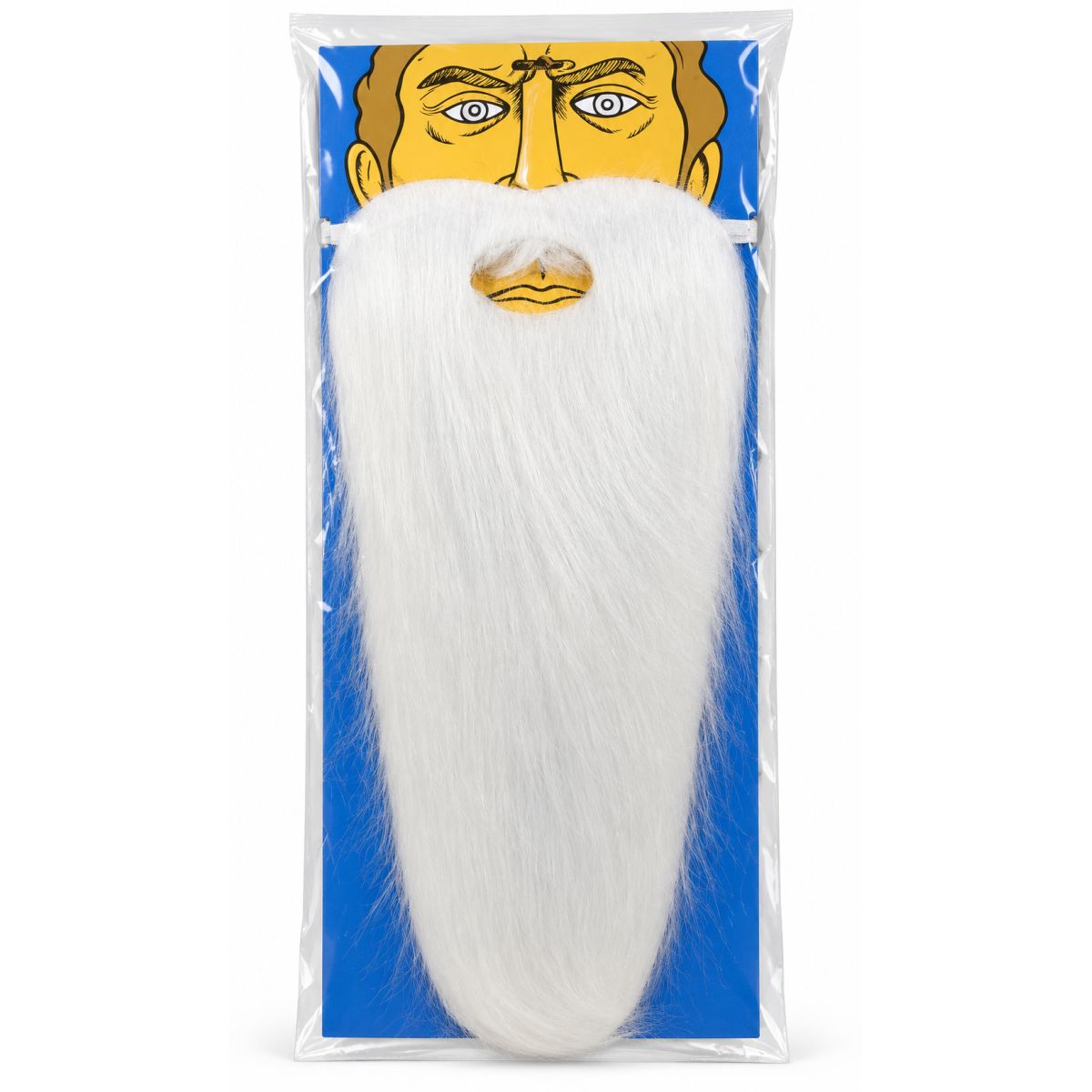 لحية طويلة لون أبيض