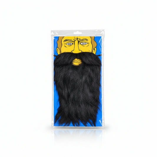 Long black beard