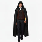 Witch cape with hat 130 cm