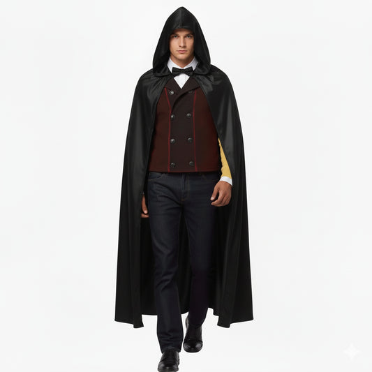 גלימה מכשפה עם כובע 130 סמ