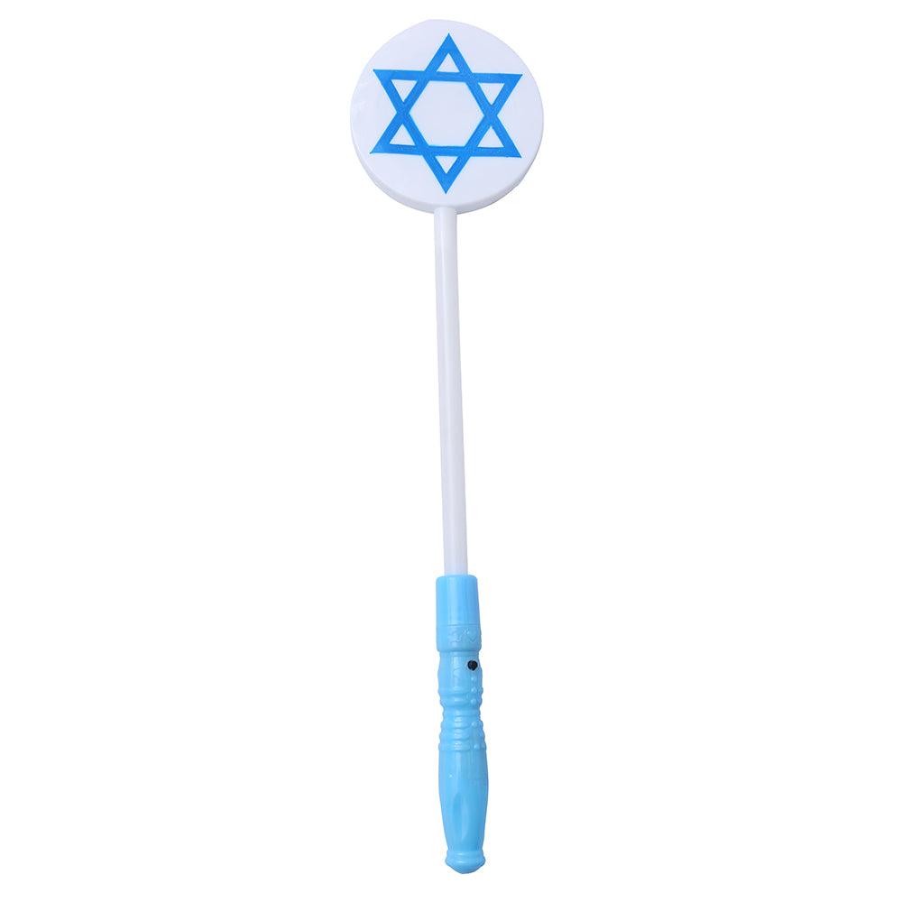 Illuminated Israel flag wand