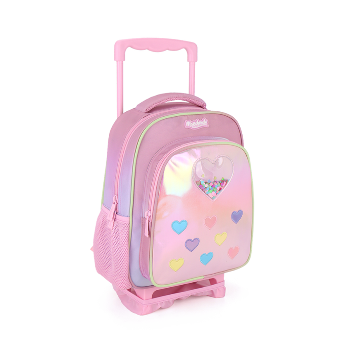 Pink Hearts Trolley Garden Bag Set