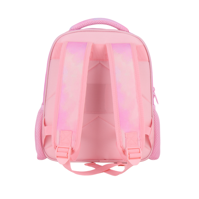 Pink Floral Deer Kindergarten Bag Set