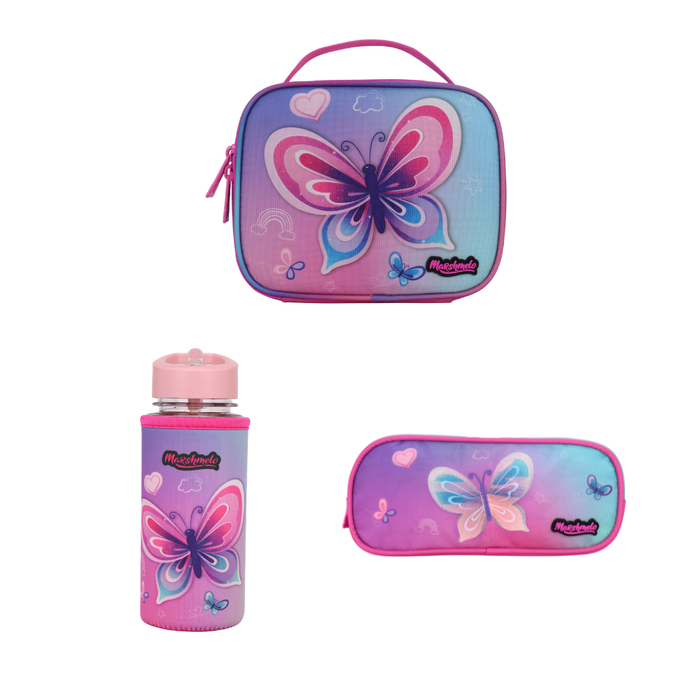 Orthopedic butterfly pink set