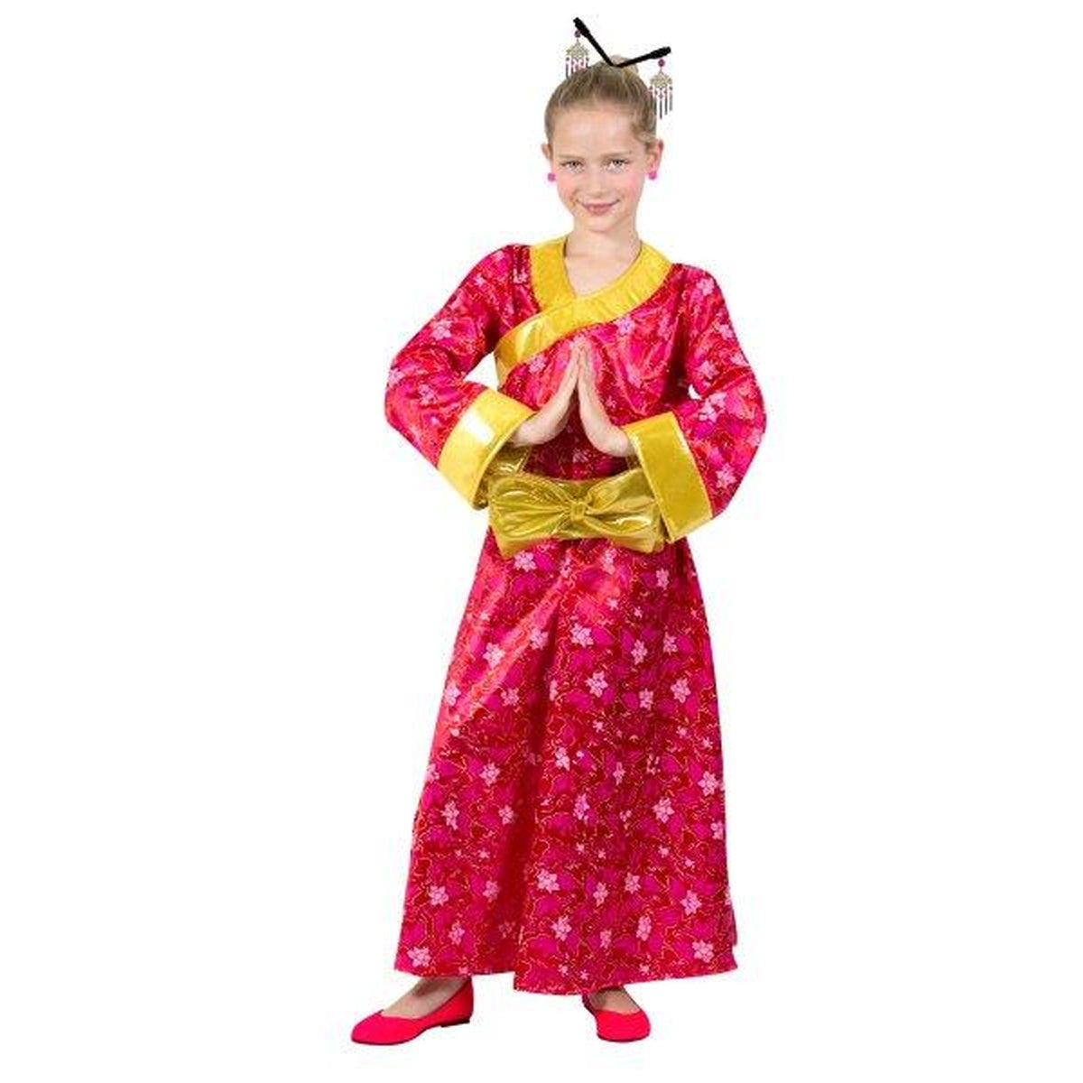 תחפושת יפנית אדומה - שושי זהר