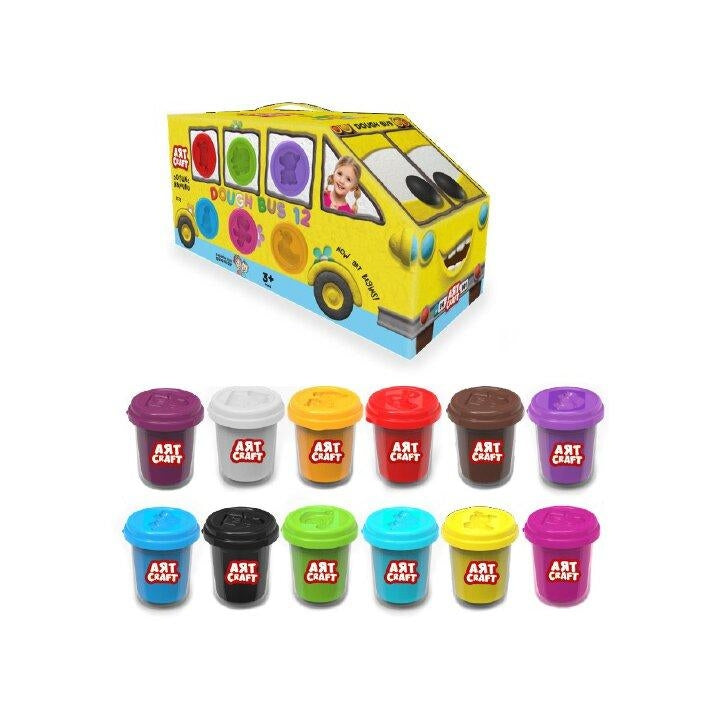 אוטובוס משחק יצירה בבצק