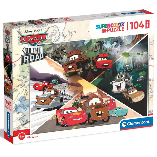 פאזל 104 חל מקסי מכוניות על הכביש 2023
