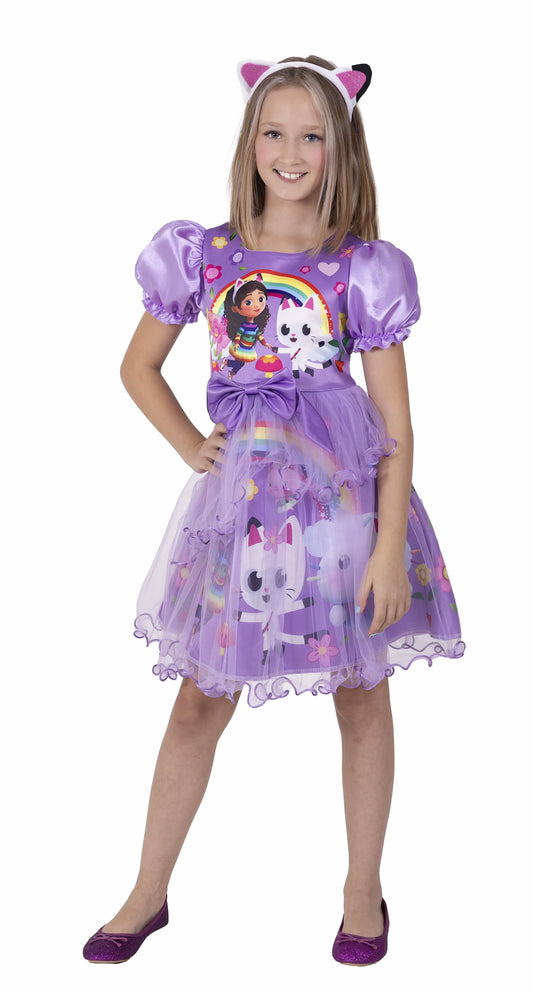 תחפושת בית הבובות של גבי שמלה סגולה מידה 6