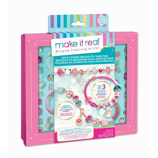 ערכת יצירה לעיצוב צמידי קישוט - 28 חלקים