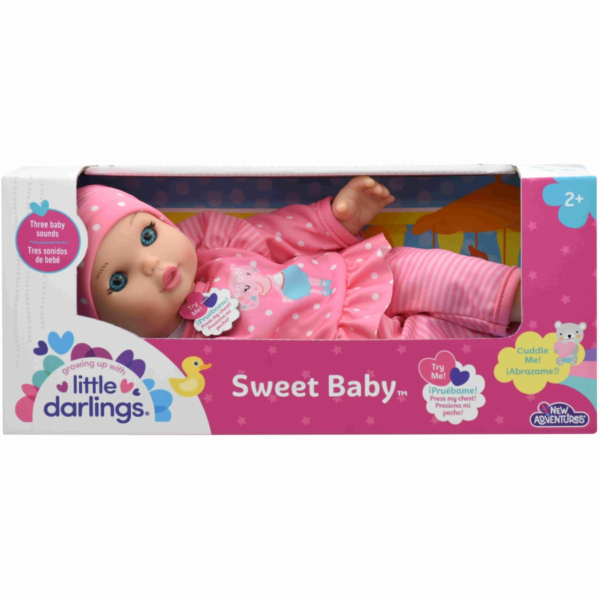 בובת תינוק מתוקה משמיעה קולות 27 סמ