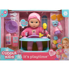 בובת תינוק 27 סמ עם הליכון ואביזרים