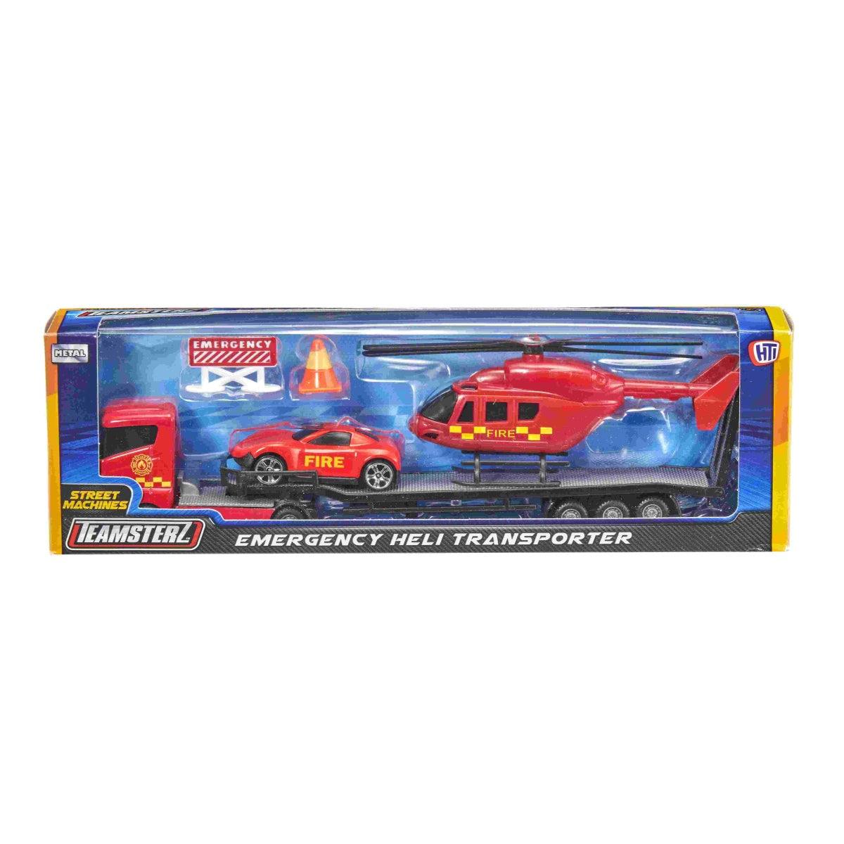 משאית להובלת מכונית ומסוק