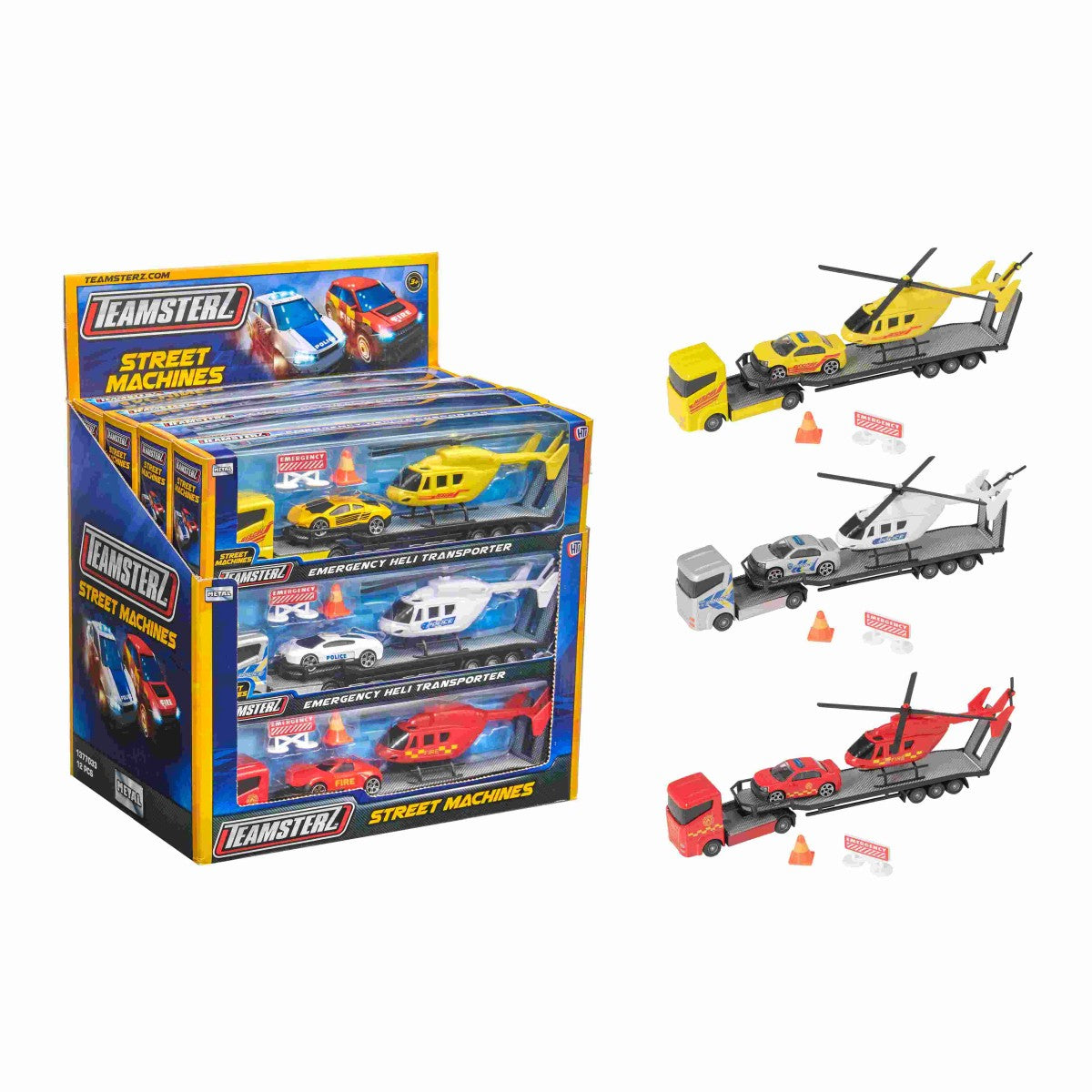 משאית להובלת מכונית ומסוק