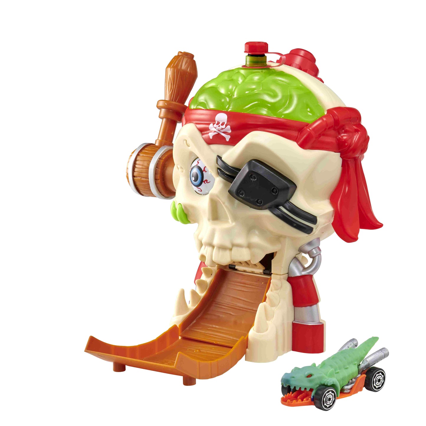 גולגולת עם מכונית משנה צבע