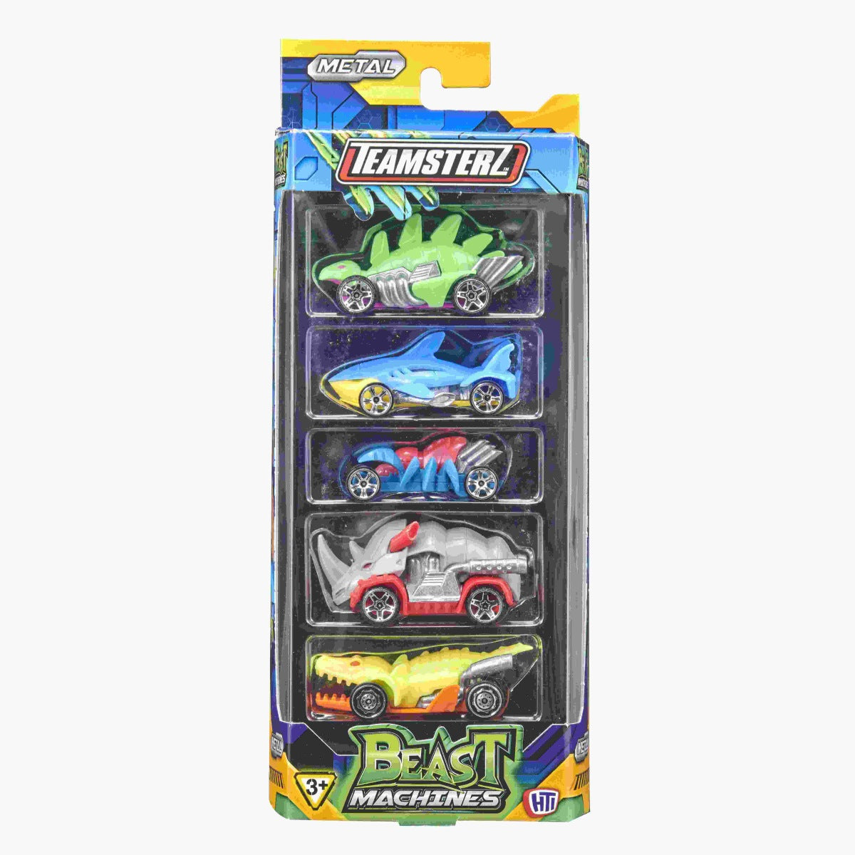 סט 5 מכוניות בצורות חיות