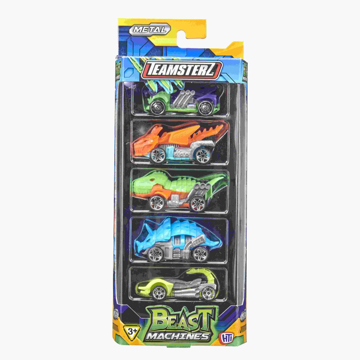 סט 5 מכוניות בצורות חיות