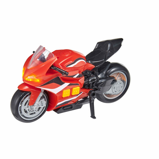 אופנוע צבעוני אורות וצלילים