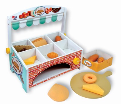 עמדת משחק מעץ - מאפייה