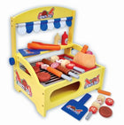 Wooden play stand - BBQ