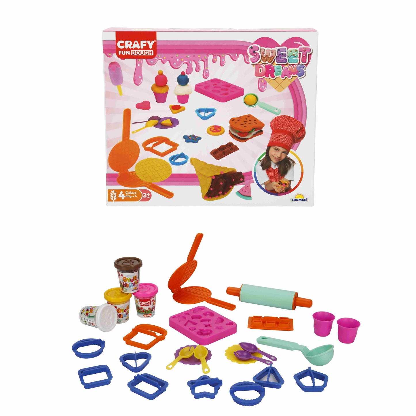 ערכת בצק מאפייה 26 חלקים 200 גרם