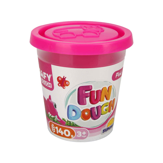 גביע בצק בודד בצבע ורוד 140 גרם