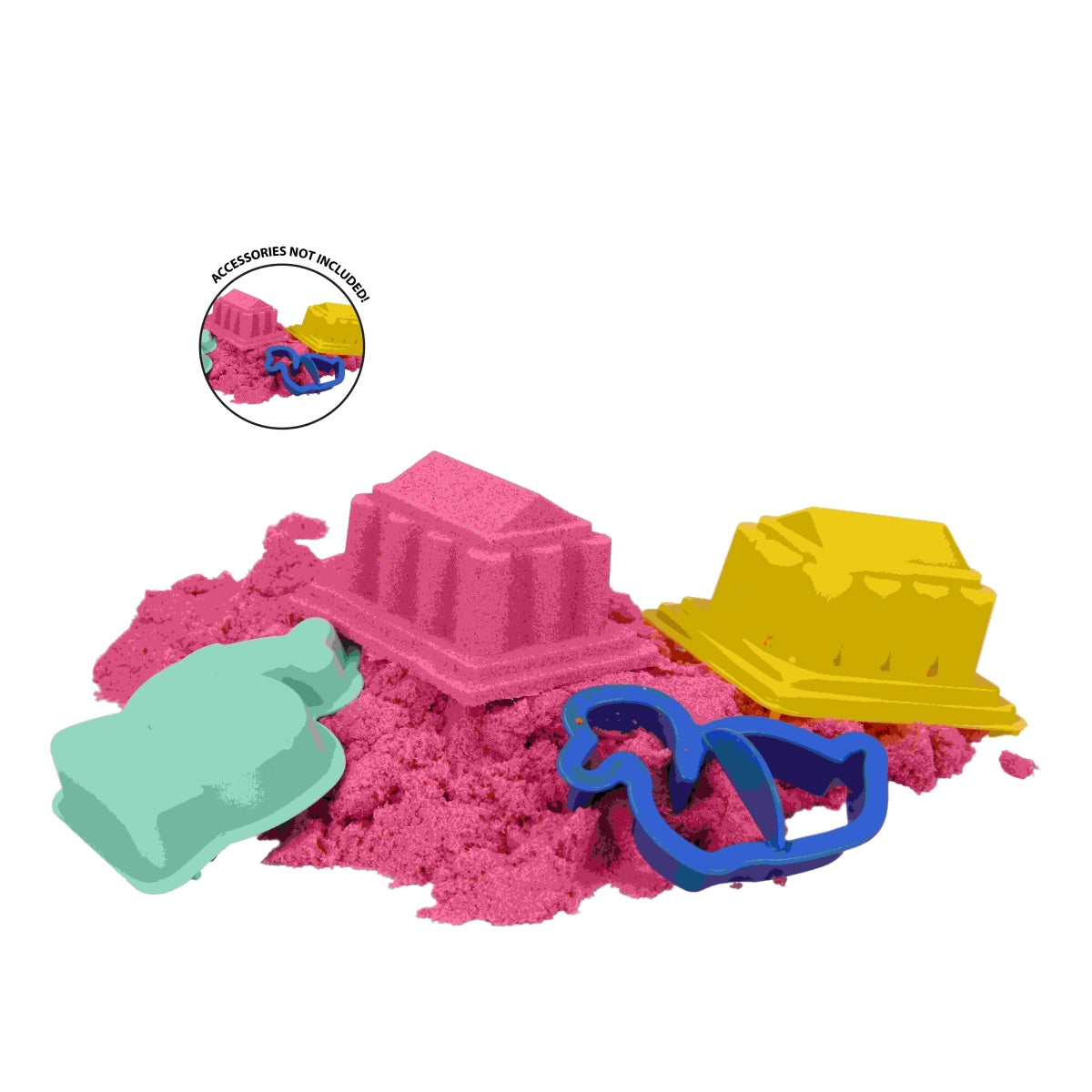 חול הקסם צבע ורוד 500 גרם