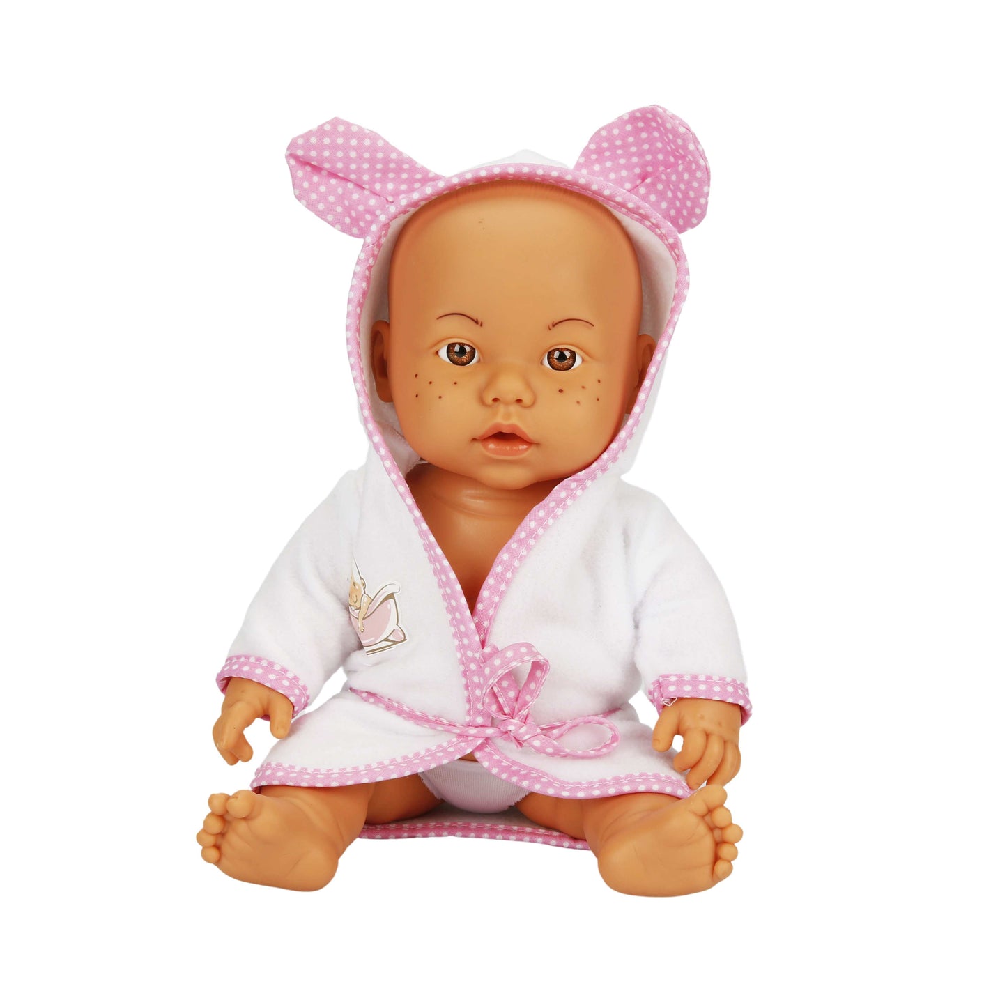 בובת תינוק 35 סמ זמן אמבטיה ורוד