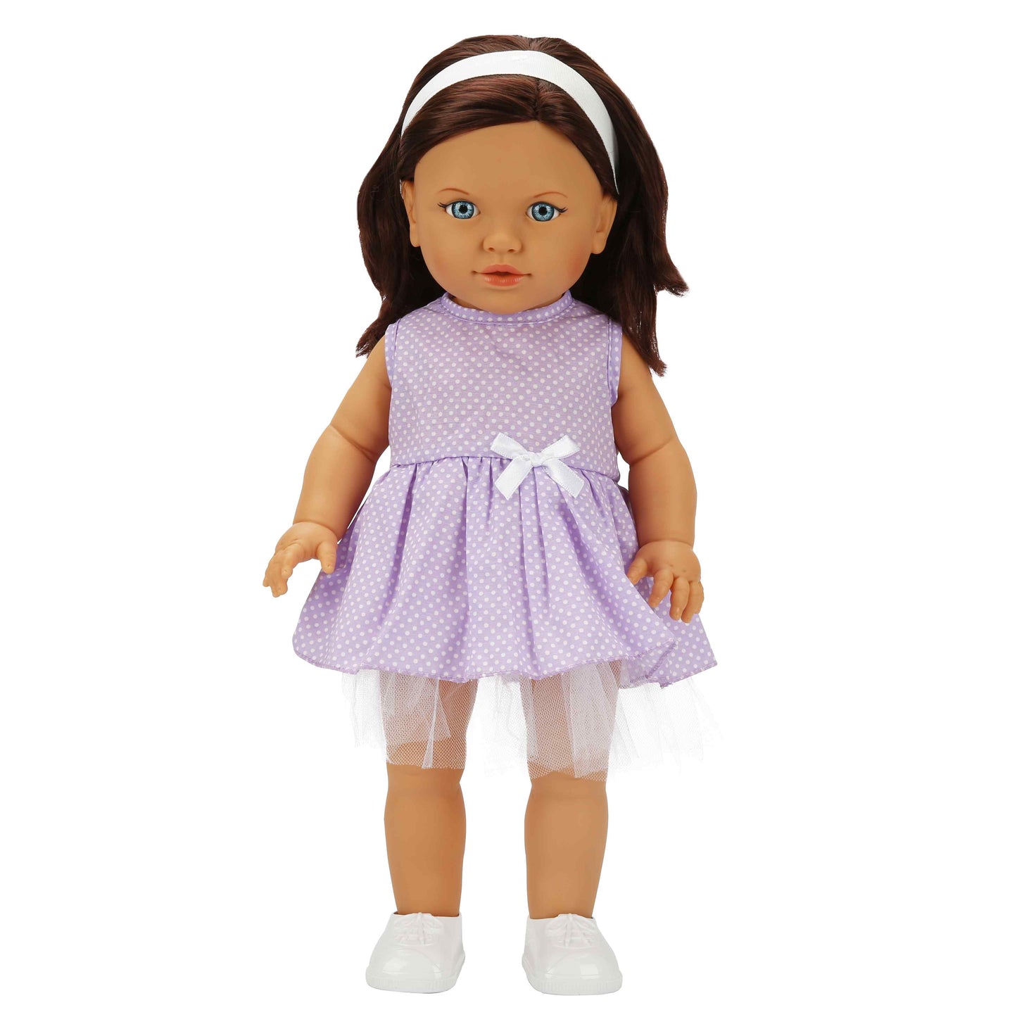 בובה טינה 45 סמ סגול