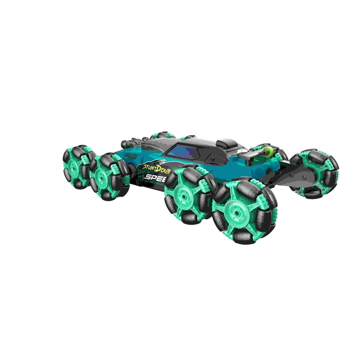 מכונית על שלט 8 גלגלים שיני כריש 1:18