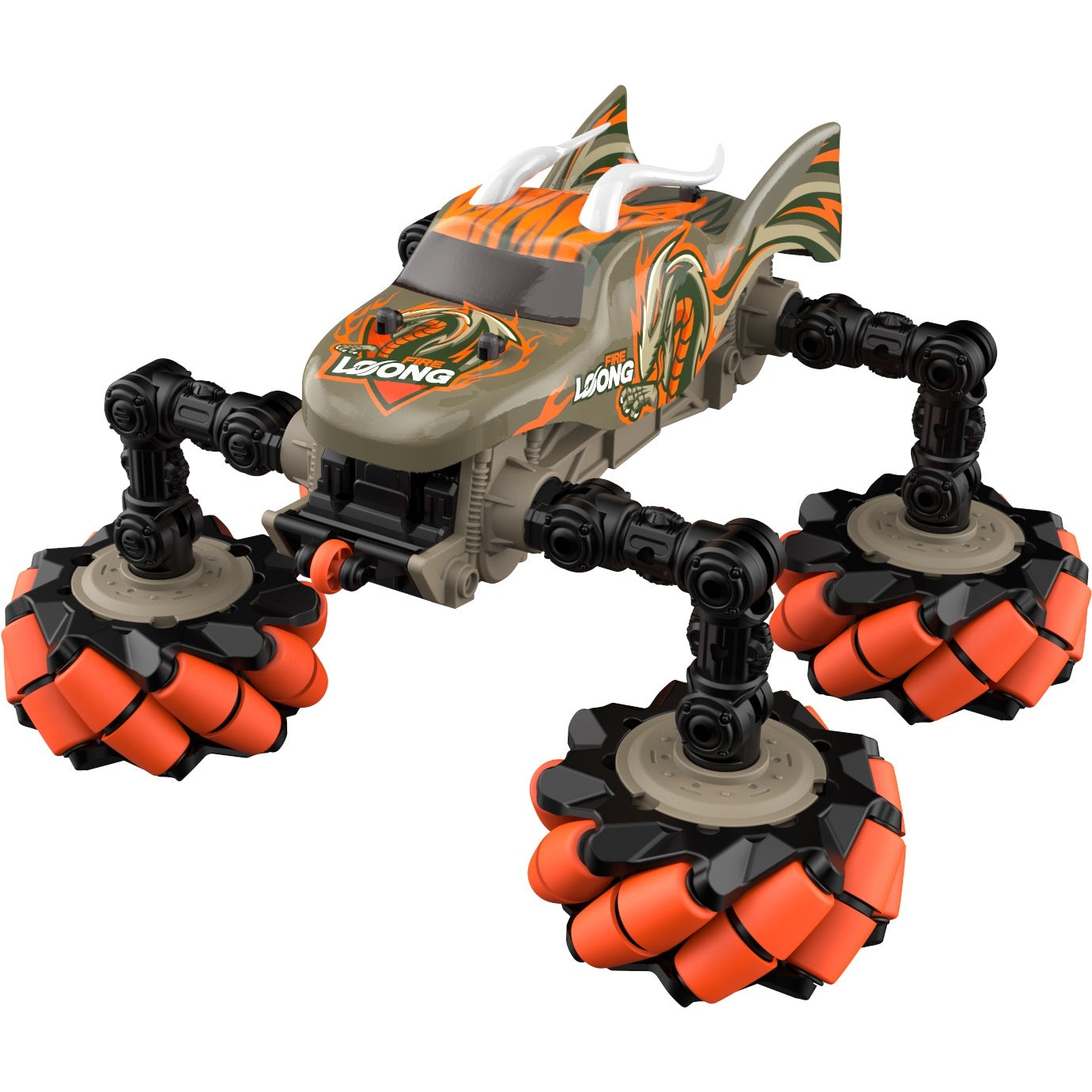 מכונית על שלט גלגלי דריפט 1:18 בצבע חום