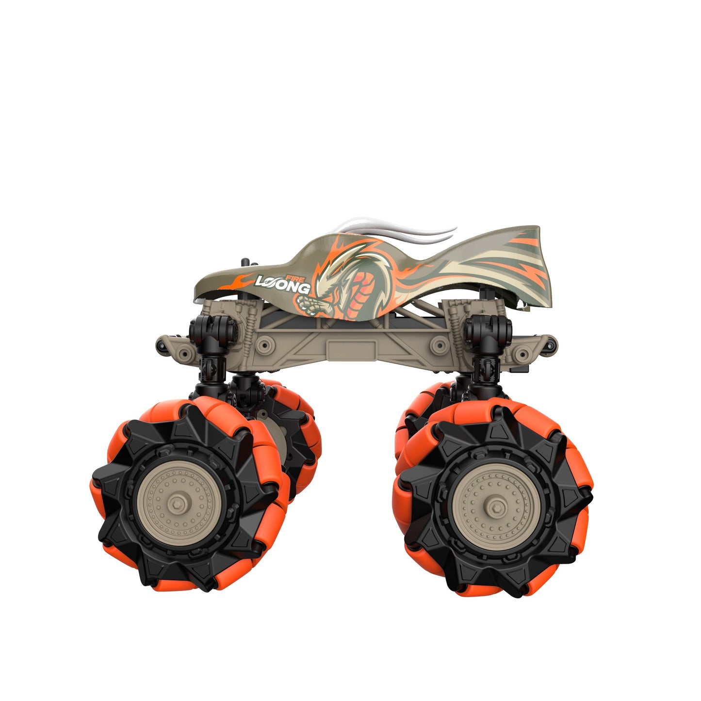 מכונית על שלט גלגלי דריפט 1:18 בצבע חום