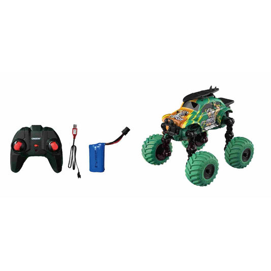 מכונית על שלט גלגלים מתקפלים 1:18 בצבע ירוק