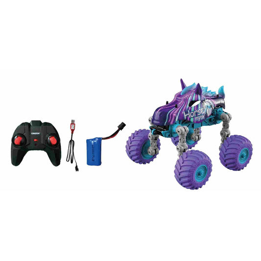 מכונית על שלט גלגלים מתקפלים 1:18 בצבע סגול