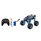1:18 Blue RC Car with Folding Wheels