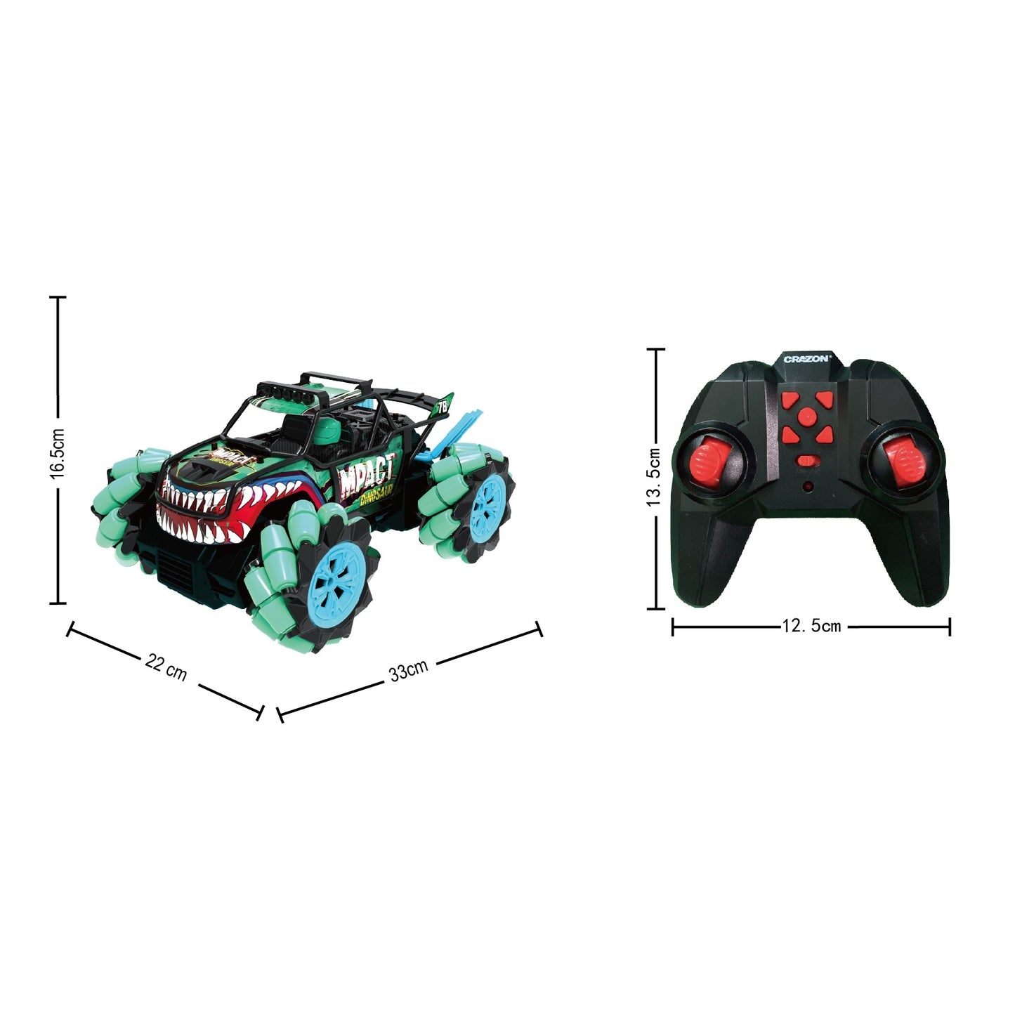 מכונית על שלט דריפט היי ספיד אימפקט 1:16