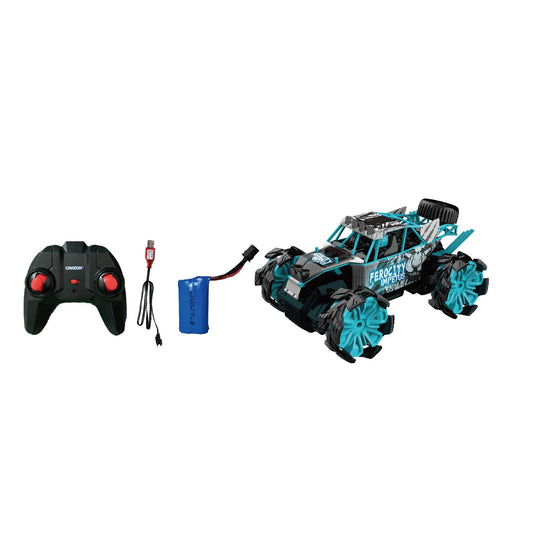 מכונית על שלט דריפט היי ספיד בצבע כחול 1:16